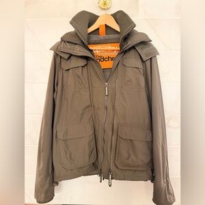 Superdry Professional Windcheater in Olive and Orange